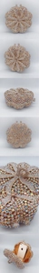 Sparkling pumpkin-shaped evening clutch bag encrusted with colorful AB rhinestones