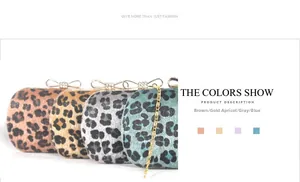 Detailed comparison of leopard print evening bags with crystal bow clasps and chain straps