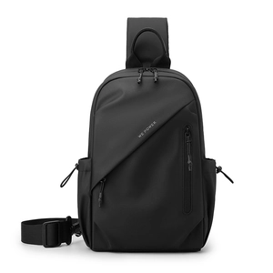 Borsa Da Petto In Nylon Impermeabile Da Uomo Grande Capacità Borsa A Tracolla Sportiva Per Viaggi All Aperto Casual Streetwear