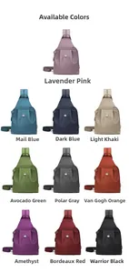 Selezione di mini zaini in nylon impermeabile disponibili in 10 colori alla moda