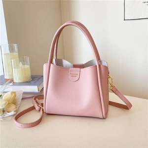 Sac Seau Femme En Cuir PU Grainé Litchi Sac À Main Bandoulière Minimaliste Mode Avec Détails Dorés Sac Quotidien
