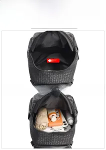Detailed view of spacious interior with organized compartments for daily essentials