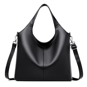 Women Large Capacity Tote Bag PU Leather Lychee Pattern Simple Casual Shoulder Crossbody Bag For Daily Commute