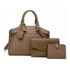 Women Handbags Large Tote Clutch And Wallet PU Leather Litchi Pattern Shoulder Crossbody Bags Urban Simple