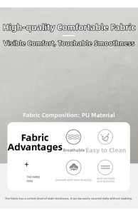 Waterproof white PU leather material with subtle square pattern texture for backpack