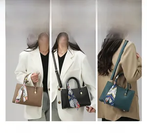 Detailed views of versatile women's tote bag showing hand-carry and crossbody styles