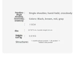 Detailed size chart and multi-functional carrying options for women's large tote bag