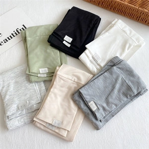 Breathable ice silk sun protection sleeves for women in various pastel and neutral colors