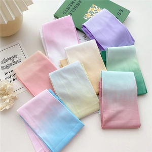 Gradient ice silk sun protection arm sleeves in macaron colors for summer outdoor wear