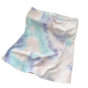 Masque solaire en soie glacée tie-dye pour cyclisme et tour de cou respirant sport