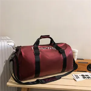 Large Capacity Travel Duffel Bag Waterproof Oxford Cloth Gym Yoga Shoulder Tote For Women Weekend Overnight