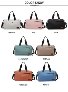 Multiple color options for the large capacity waterproof oxford travel and fitness bag
