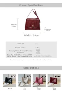 Detailed size specifications and material display for women's large tote bag