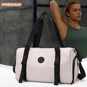 Large Capacity Travel Duffel Bag Oxford Cloth Waterproof Gym Sports Weekender With Shoe Compartment For Men Women