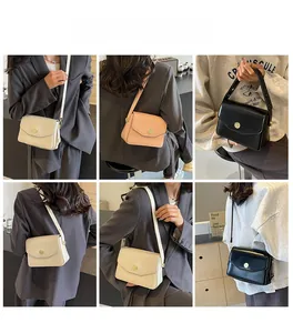 Detailed views of stylish crossbody bag in white, pink, and black colors on a model