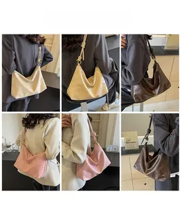 Collage of chic tote bags in beige, pink, and brown with adjustable knot straps