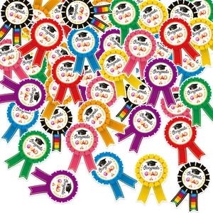 Autocollants de Décoration Fête Remise Diplômes Sceaux Enveloppe Toque Diplôme Médaille Étiquettes de Récompense Set