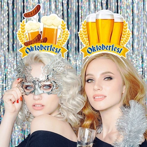 Serre-tête Oktoberfest avec chope de bière et saucisse pour accessoires de fête et photos