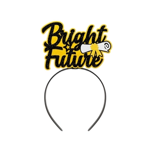 Serre-tête Bright Future à paillettes pour remise de diplômes et accessoires de fête