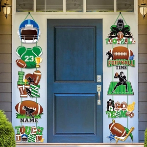Football Thema Party Türbanner Papier Sport Hängedekorationen Für Spieltag Heim Event Ornament