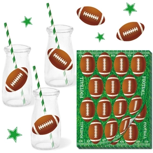 Pegatinas De Fútbol Americano Rugby Tema Fiesta Decoración Etiquetas Autoadhesivas Deportivas Fan Evento Adornos