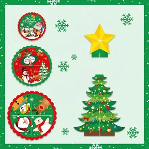 Three-tier Christmas cake stand with dimensions for holiday party dessert decorations