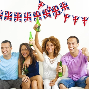 Βρετανική σημαία Union Jack γιρλάντα για πάρτι και διακόσμηση δρόμου εσωτερικού και εξωτερικού χώρου
