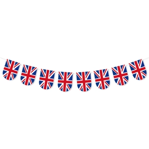 Βρετανική σημαία Union Jack με 8 ασπίδες για διακόσμηση πάρτι και εκδηλώσεων