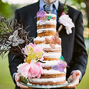 Stickers papillons 3D ajourés dorés pour décoration de gâteau et mur de mariage