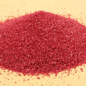 Grains de poudre de cinabre rouge naturel pour pendentifs gourde et porte-clés