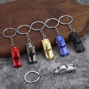 Llavero De Coche Retro Aleación Zinc 3D Vehículo Descapotable Vintage Anillo De Llaves Colgante Regalo Creativo Hombres Mujeres