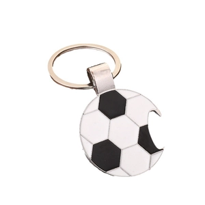 Porte-clés basket de football créatif et décapsuleur en alliage de zinc pour accessoires