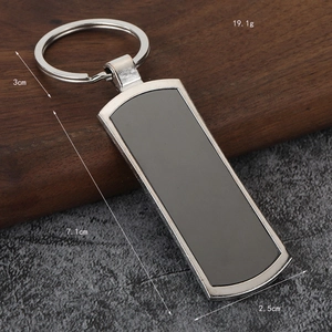 Sublimation metal bottle opener keychain with size dimensions 7.1cm by 2.5cm and 19.1g weight