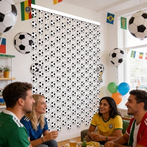 Tenda a frange di calcio per festa della Coppa del Mondo e decorazione festiva
