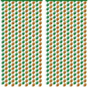 2m Football Tinsel Curtain for Super Bowl Sports Party Wall Decoration Backdrop