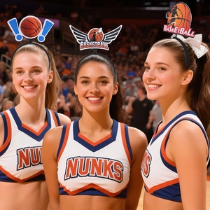 Trois serre-têtes de basketball avec motifs pour les fans de sport et célébrations