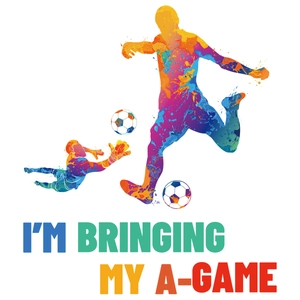 Close-up of World Cup static stickers with soccer players and colorful splatter art decor