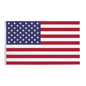 Bandera Nacional De Poliéster Con Ojales De Latón Resistente A Los UV Para Decoración De Exterior E Interior