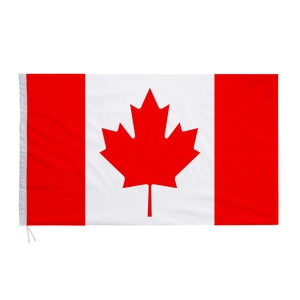 Standard 90x150cm Canadian national flag made of durable polyester with grommets
