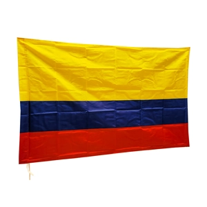 Standard 90x150cm Colombia flag made of durable polyester with yellow blue red stripes