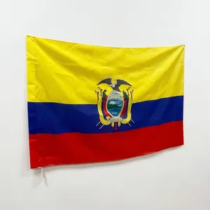 Ecuador National Flag Polyester Fabric Durable Waterproof For World Cup Sports Events Festival Celebration Large Banner
