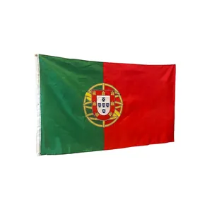 Official Portugal national flag 90x150cm made of durable polyester with metal grommets