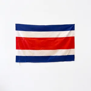 Costa Rica national flag 90x150cm made of durable polyester with vibrant stripes