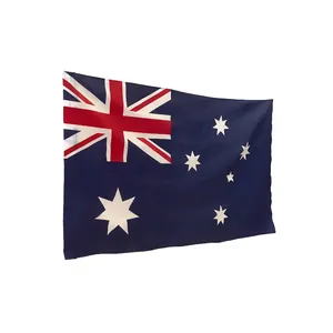 Standard 90x150cm Australia flag made of durable polyester with grommets for hanging