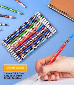 Détail de crayons de sport de 2,0 mm avec motifs de football et basket pour l'école