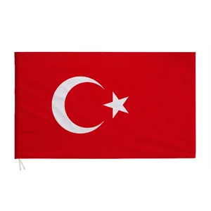 Turkey National Flag Polyester Star Moon Turkish Banner Sports Event Festival Decor