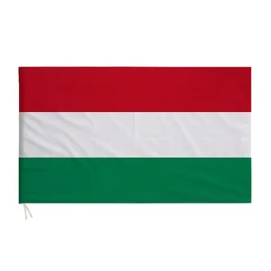 Hungary National Flag Large Polyester Banner For Euro Cup Sports Events Fans Outdoor Decoration