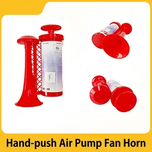 Hand Push Air Horn Pump Plastic Loud Sound Sports Event Fan Cheering Party Noise Maker Accessory