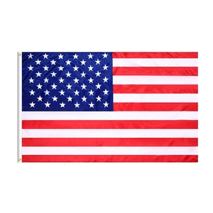 Official USA flag in durable polyester with metal grommets for outdoor soccer fans