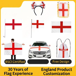 Fournitures De Supporter Drapeau Angleterre Polyester Croix De Saint Georges Pour Match De Foot Événements Sportifs